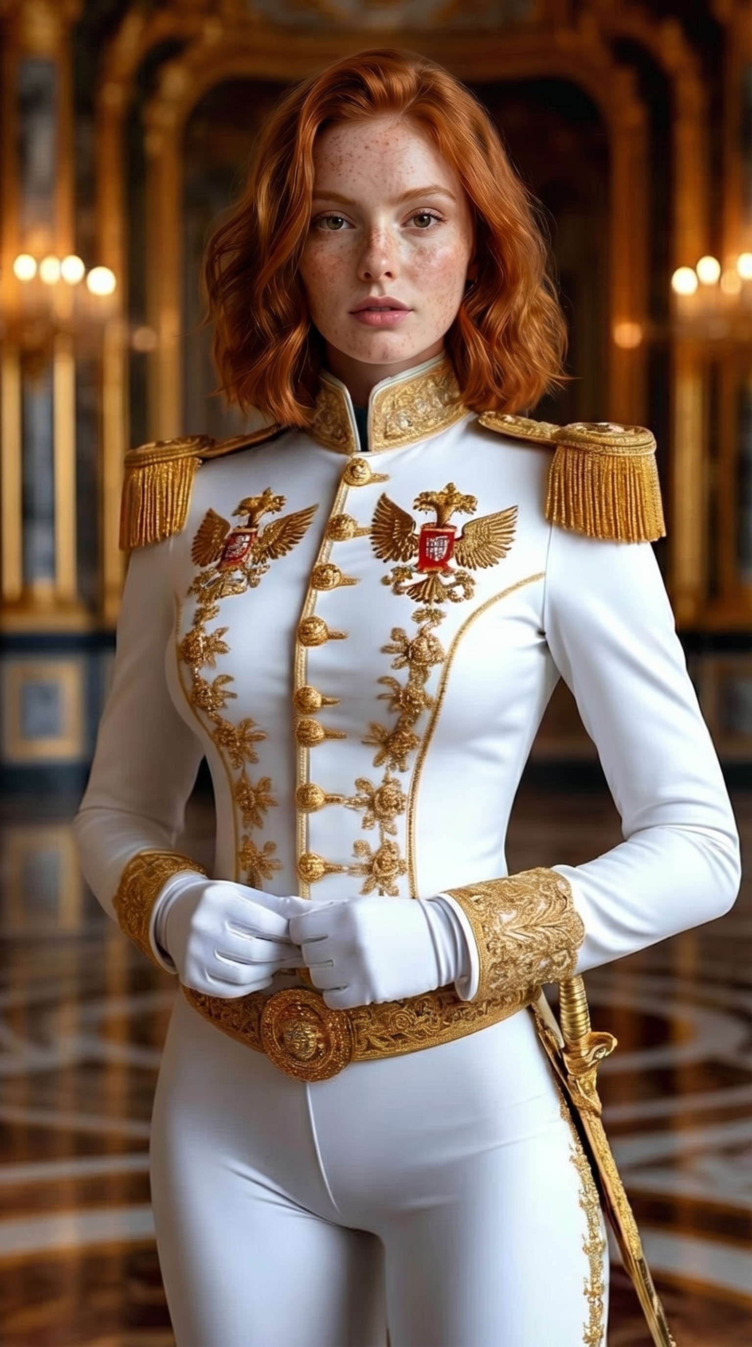 Prompt Vestuario Oficial uniforme realista IA