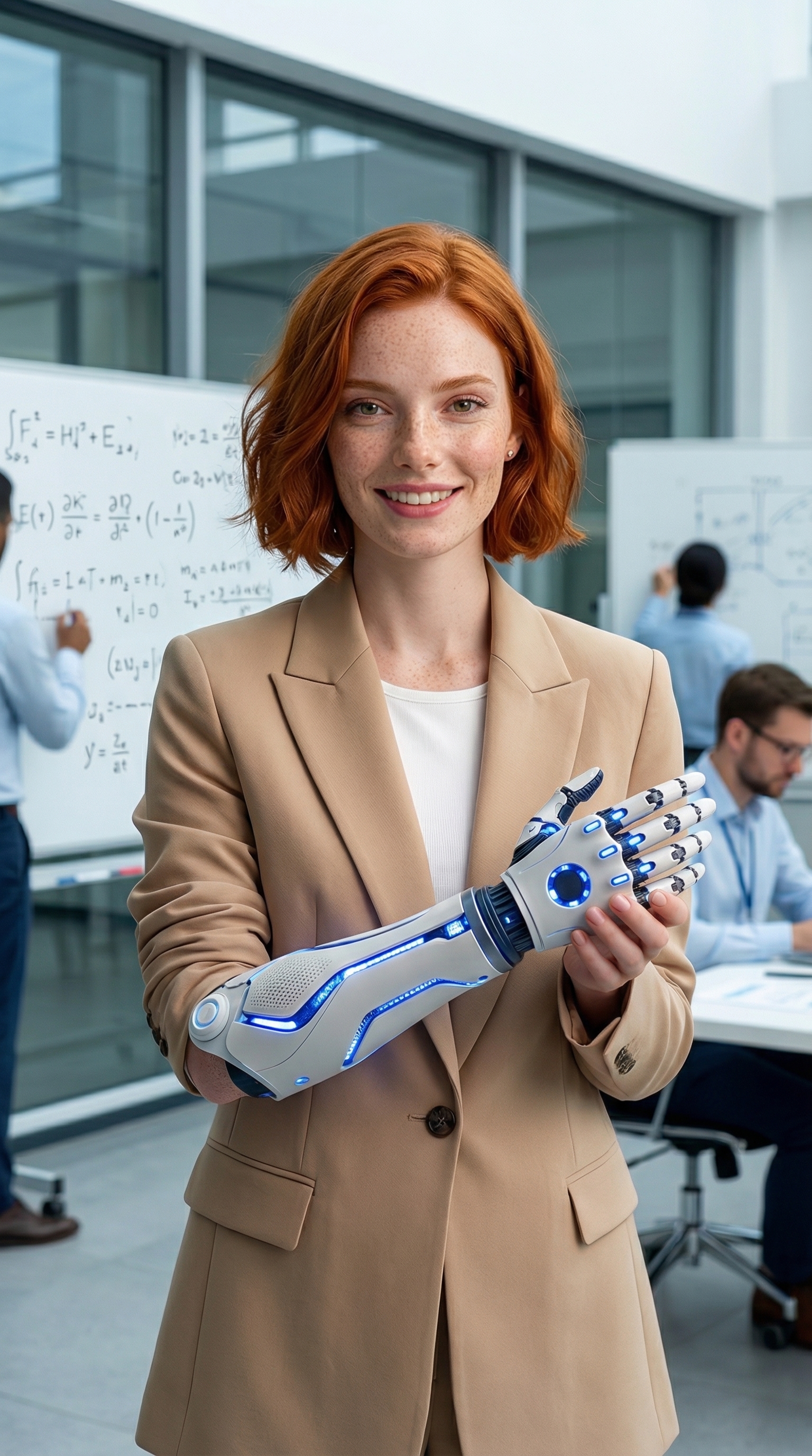 Prompt IA Ingenieria Robotica brazo bionico laboratorio
