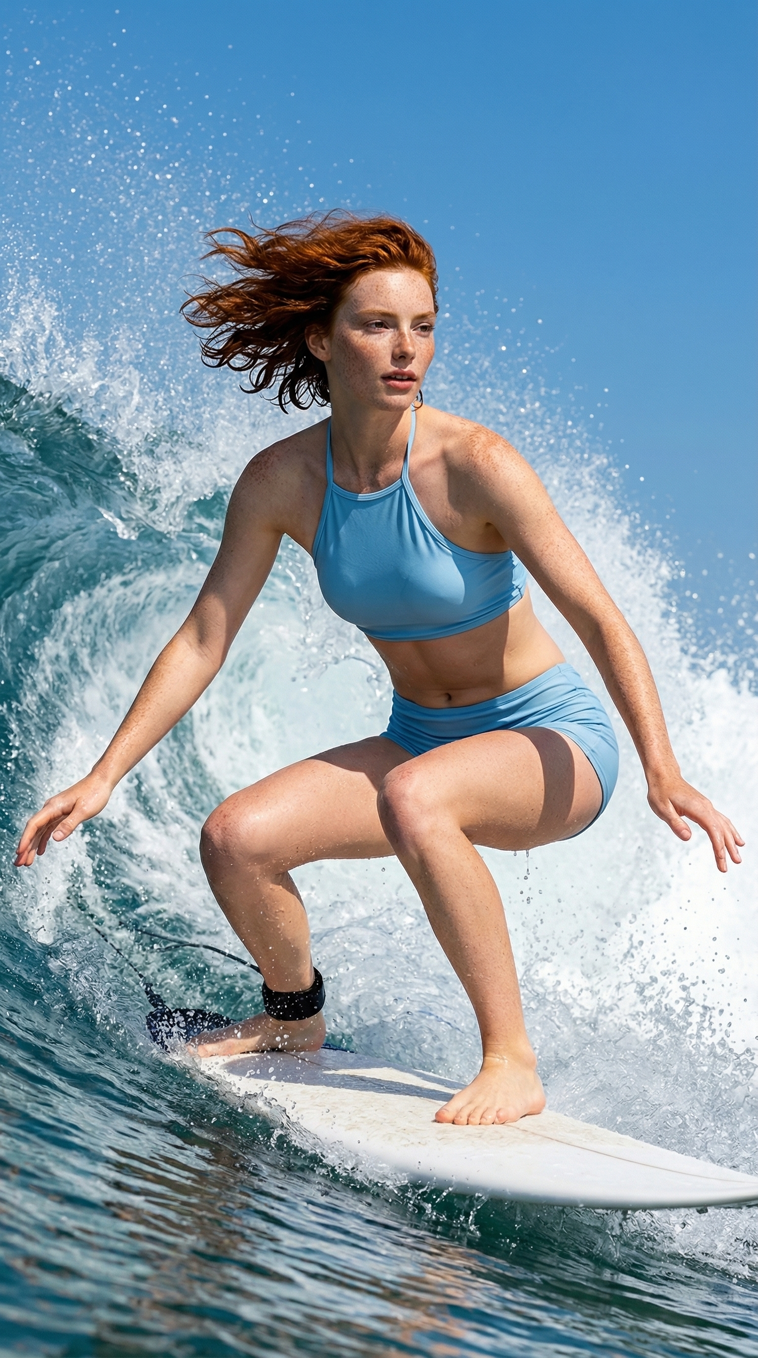 Surfing Equilibrado en Azul Claro