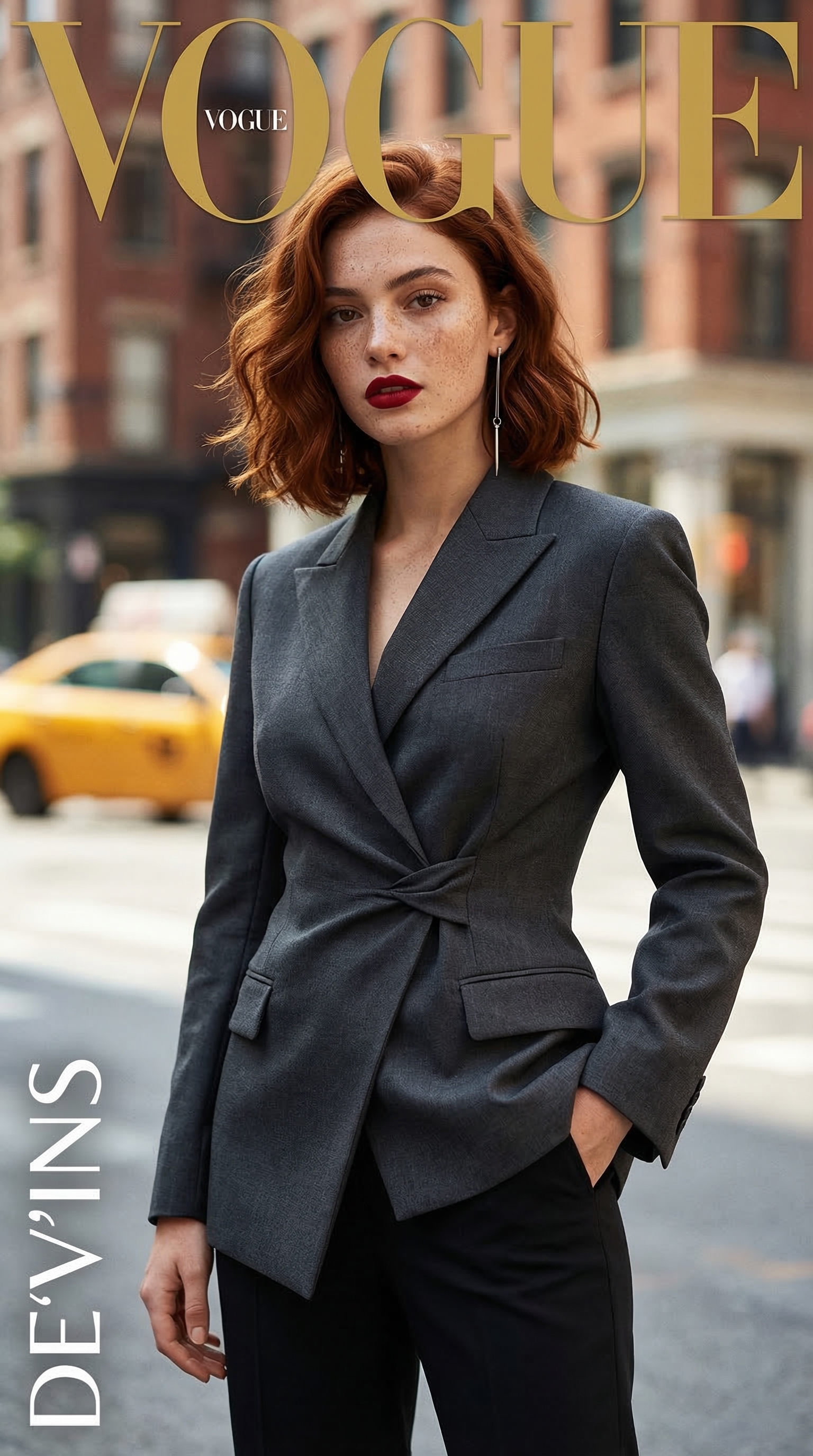 Blazer Gris Estructurado