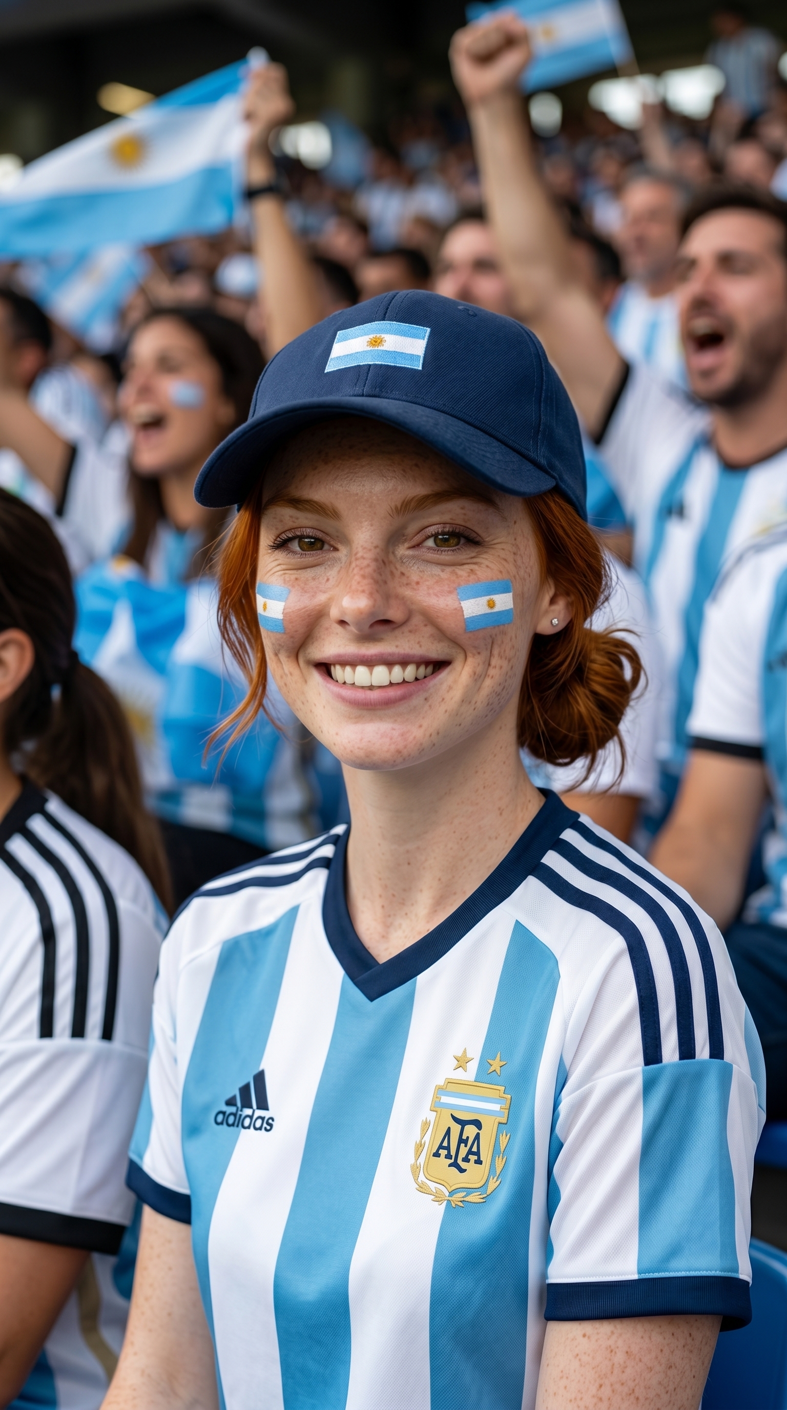 Pasión en la Tribuna: Retrato Fotorrealista
