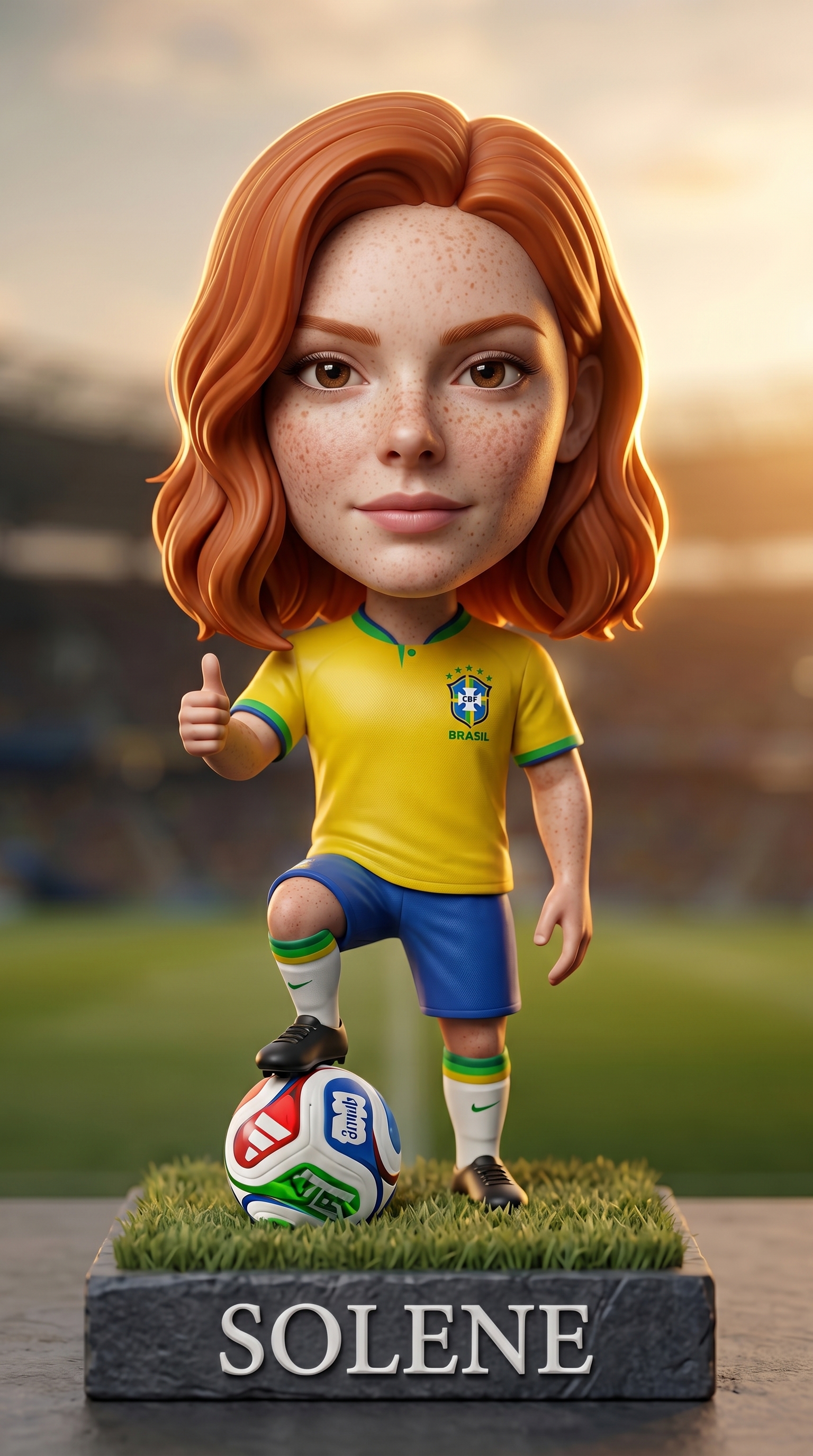 Figura Coleccionable 3D: Brasil Edición Coleccionista