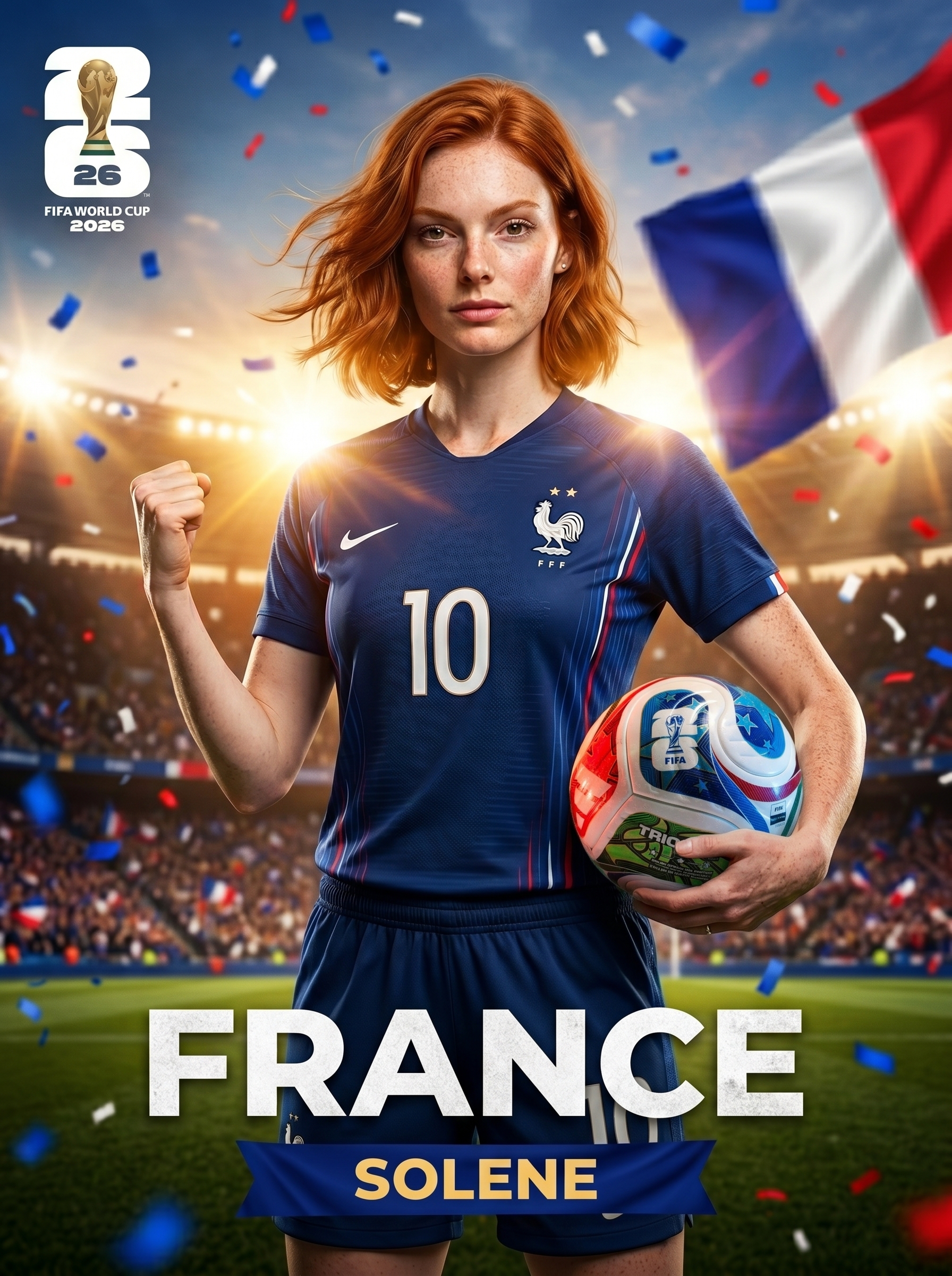 La Protagonista: Póster Cinemático de Estadio