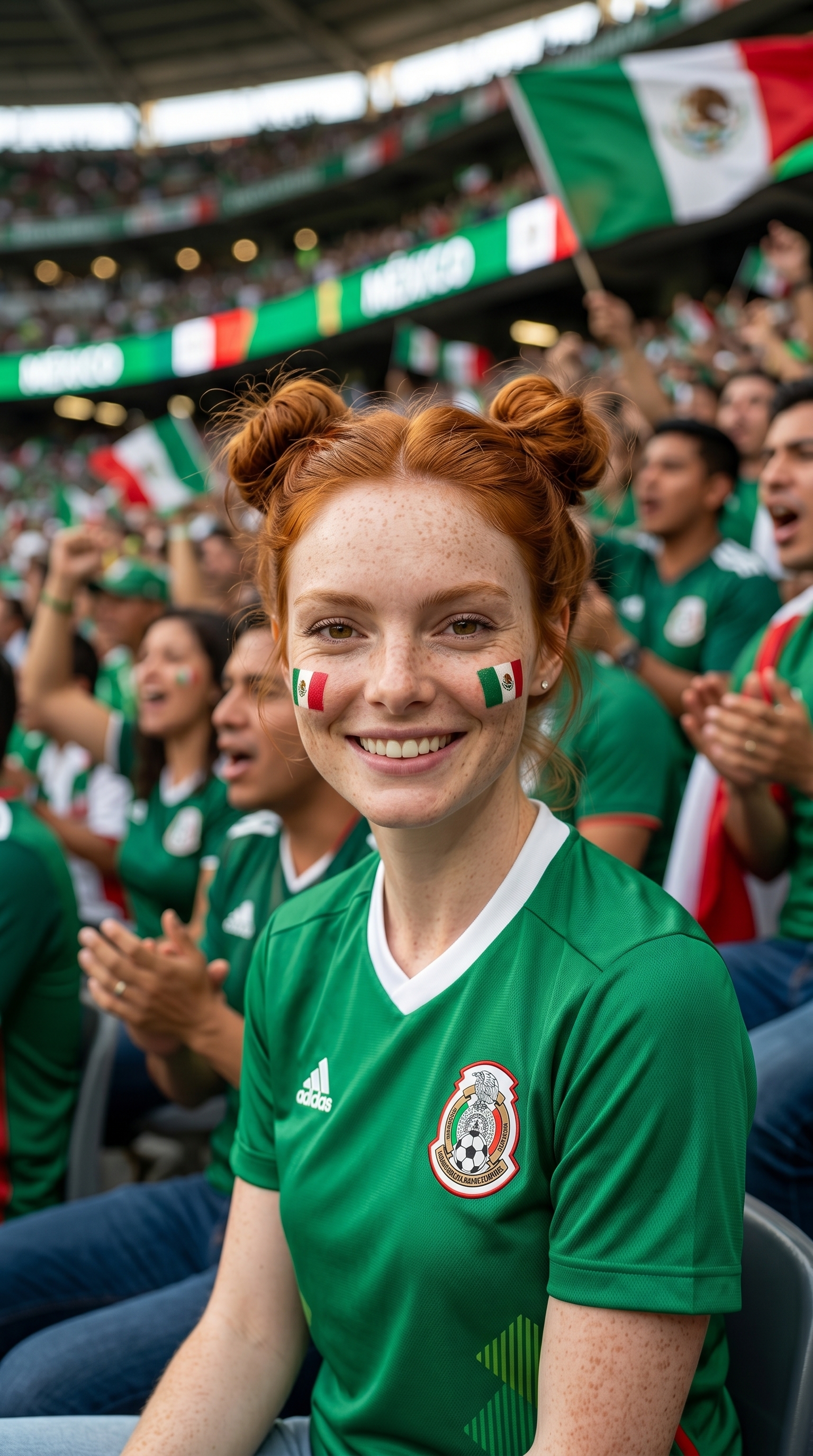 Alegría Azteca: Fotorrealismo en las Gradas