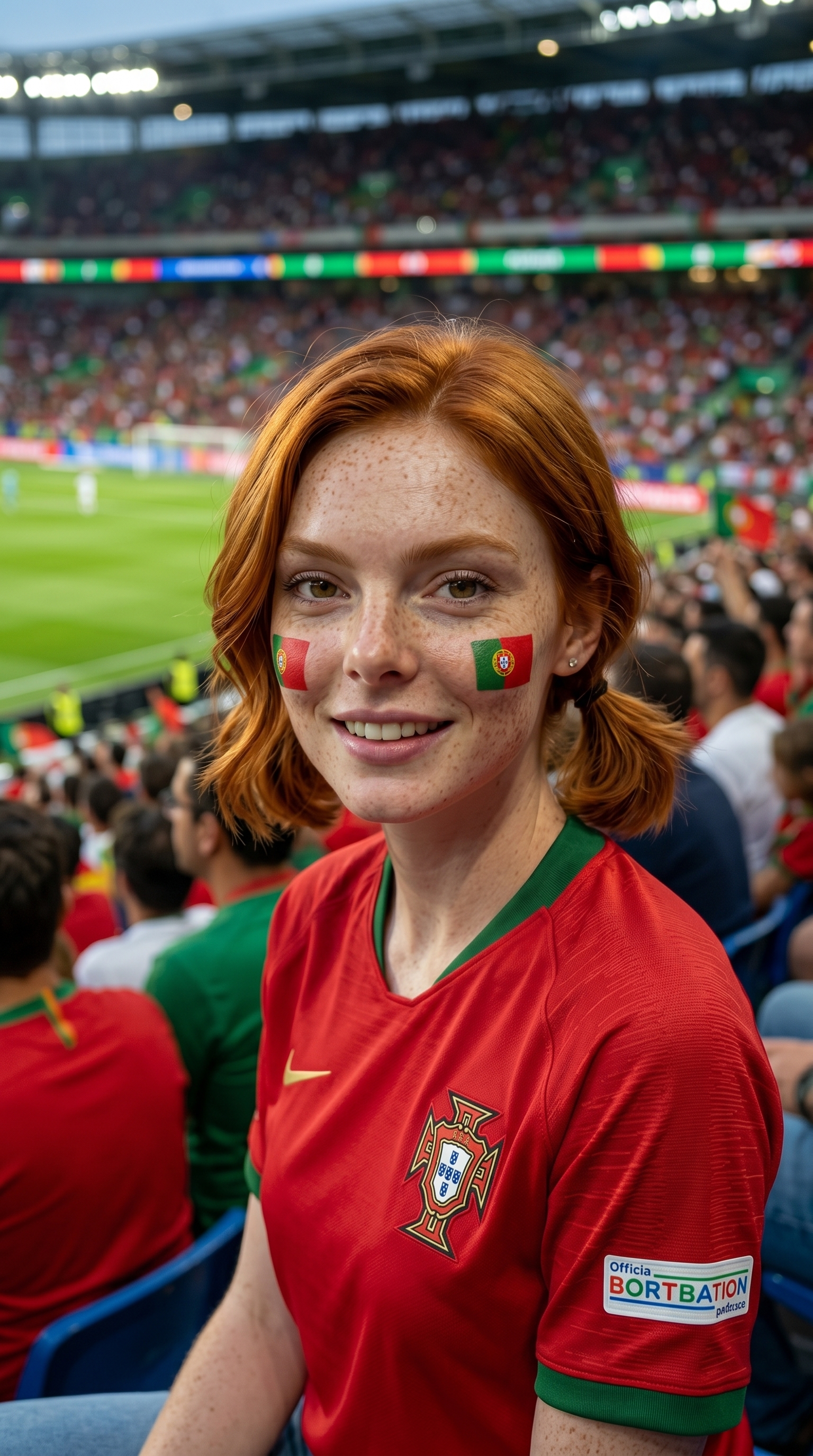 Emoción en la Grada: Retrato Fotorrealista